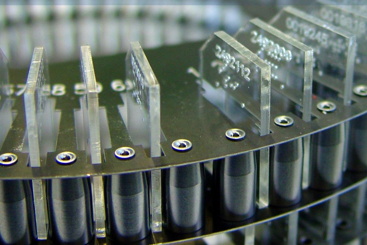 PADC detector carousel