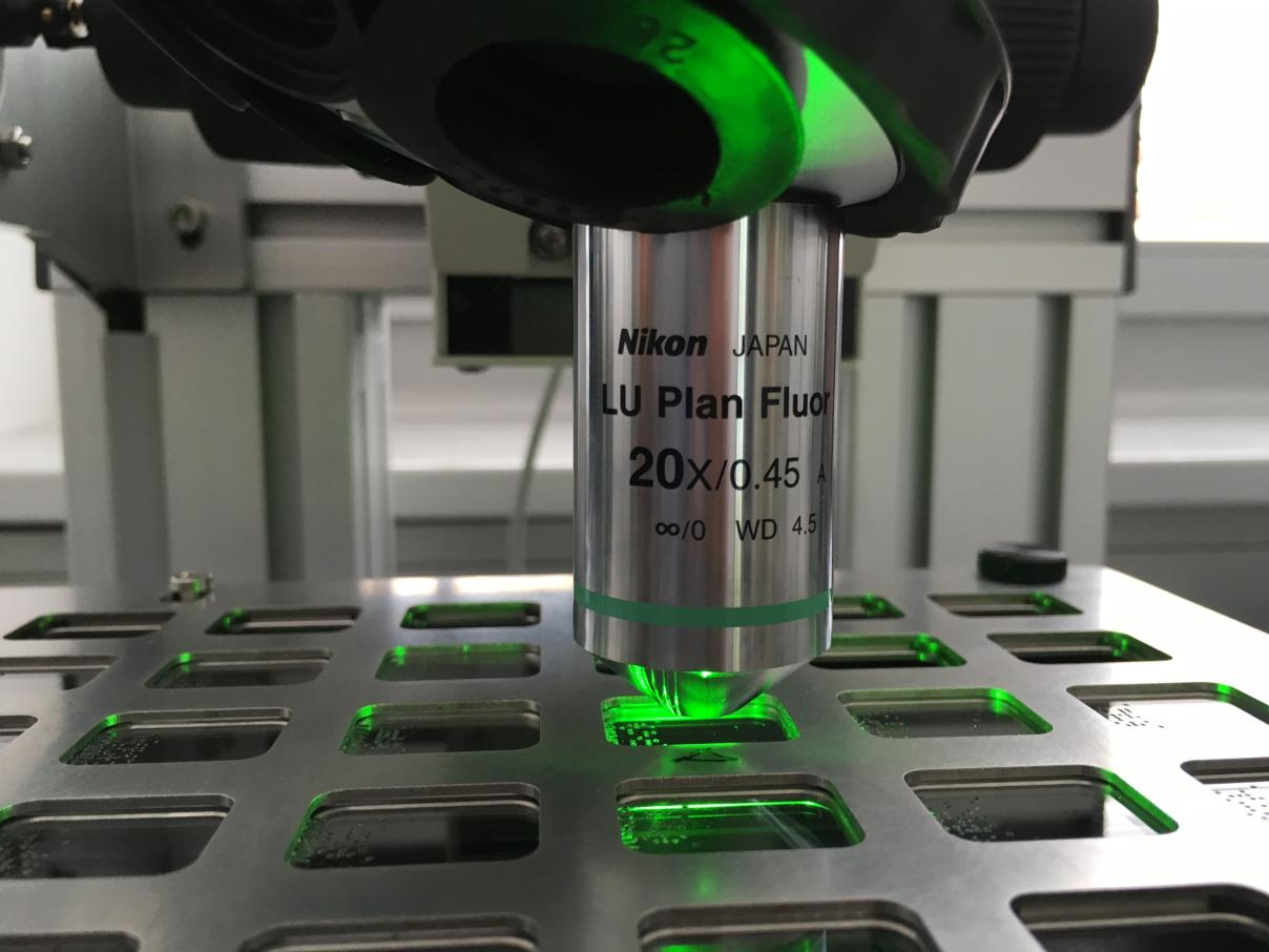 PADC microscope