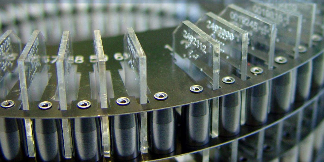 PADC detector carousel